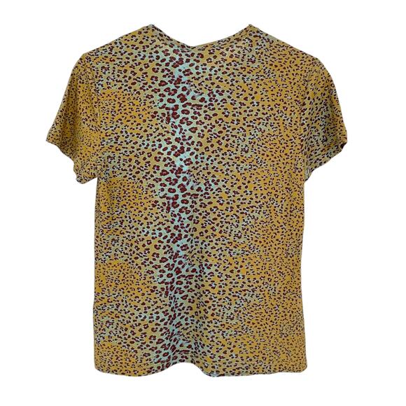 ULLA JOHNSON Estelle Leopard T-Shirt S - Picture 2 of 10